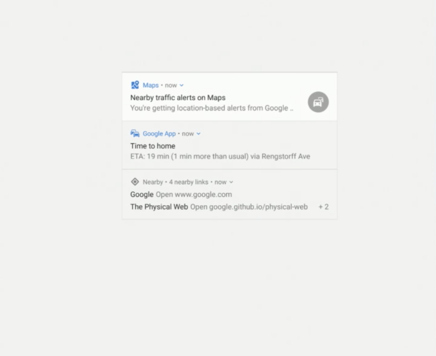 channel notifications in android dots