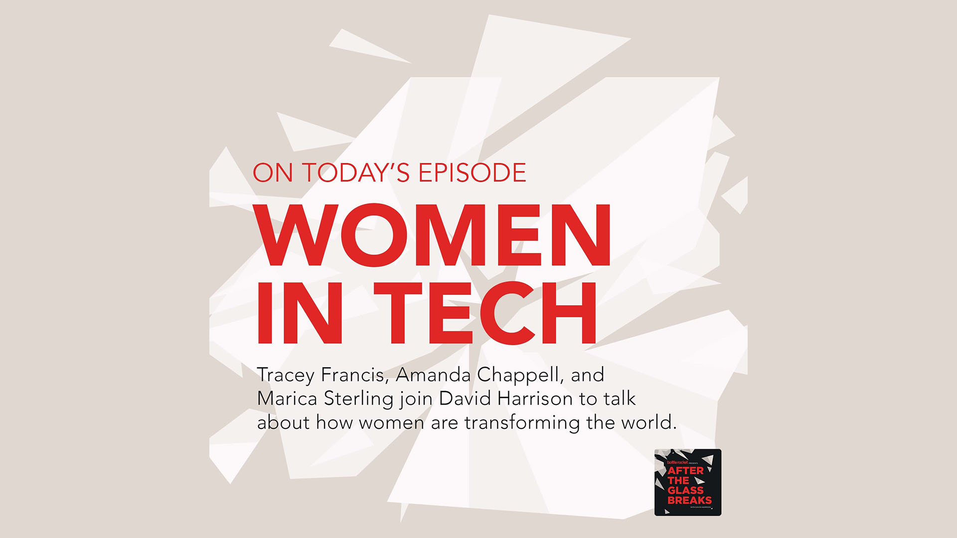 Podcast: After the Glass Breaks Special – Women in Tech