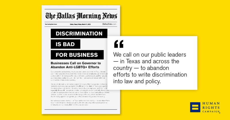 Texas’ harsh moves against transgender youth provoke a backlash from big business